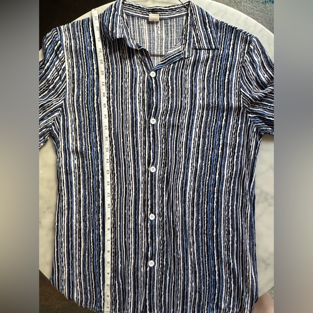 Men Medium Shein Casual Button Up Shirt NWOT - Picture 8 of 8